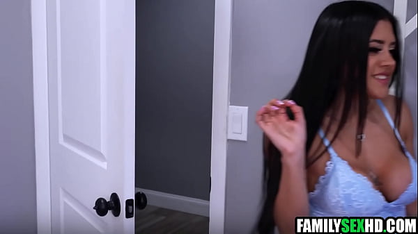 Stepdaughters take care of stepdad when stepmom isn't home  