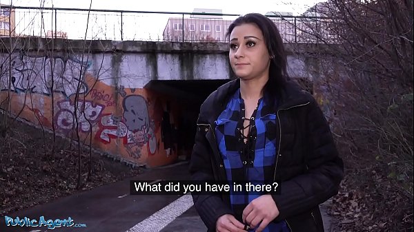 Public Agent Black haired Hottie Klaudia screwed by stranger in hotel 