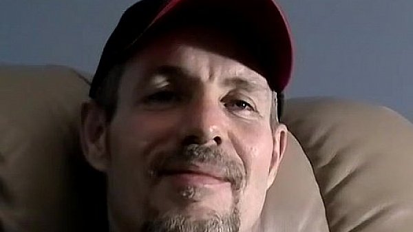 Handsome amateur dude Bobby unloading a big portion of jizz