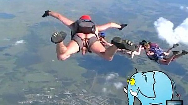 Naked skydiving 1