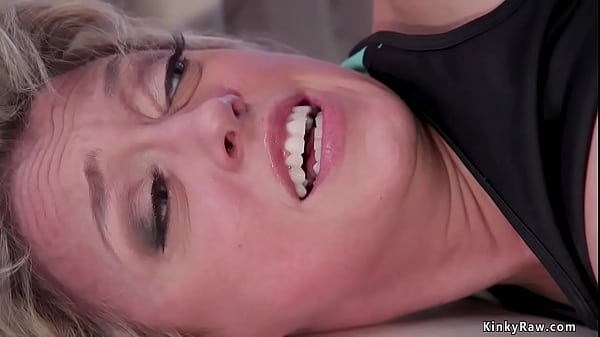 Huge black cock boyfriend Rob Piper canes ass to huge boobs blonde stepmom Dee Williams of teen girlfriend Kate Kennedy then anal fucks gf in bdsm threesome