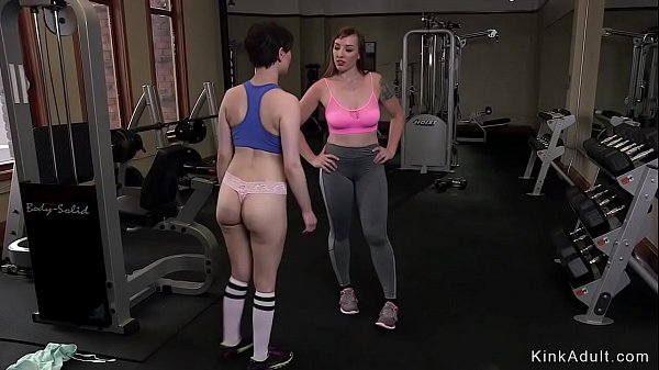 Big tits tight brunette gym trainer bound hot ass brunette lesbian then gave her face sitting  