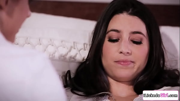 Nurse Angela White is assessing her patient Serena Blair who just recovered.Serena is touching herself getting her turned on wanting to lick her pussy  