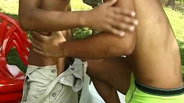 Young gardeners switch from work to crazy fucking