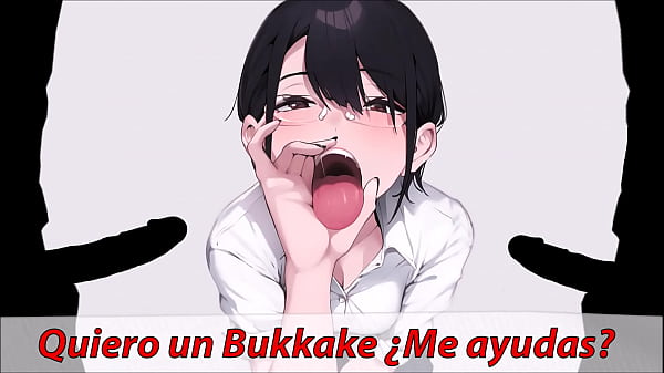 Asmr para sentirte en un Bukkake, eres uno m&aacute;s. Audio espa&ntilde;ol. C&oacute;rrete en mi boca.