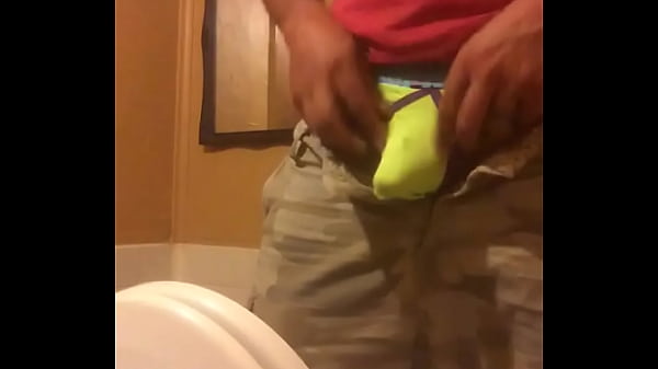 Hot guy peeing big cock bathroom urinal spy  
