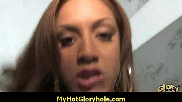 Sexy girl shows off her blowjob skills at gloryhole 13