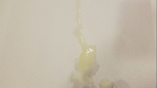 Cum Shot in bath room at work
