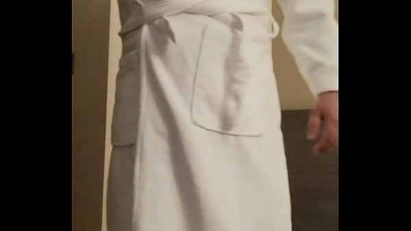 Hard cock teaser towel dance