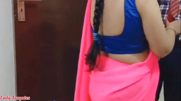 Indian XXX step Mom teach sex step brother and step sister fucking, with clear