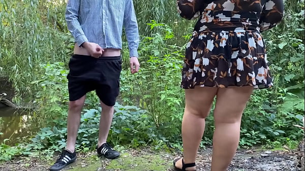 Mother-in-law fucks herself with a dildo, son-in-law cums next to her