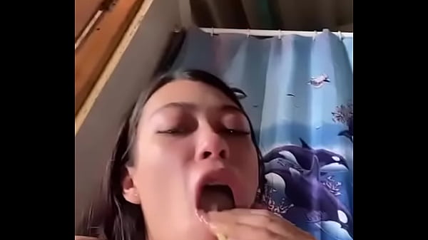 Puke eating practice for filthy Latina teen  