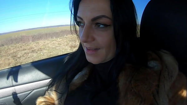 Preview - Cheating wife goes fur-coat shopping with her husband's friend. She will suck his cock out-door 221