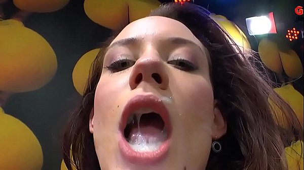 Slutty euro gets facials