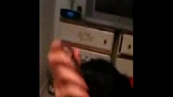 01406 Sexy GF on phone while sucking cock