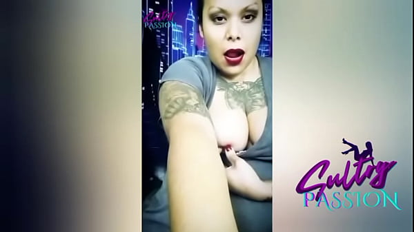 Sultry Passion Making Herself Horny In The Mirror