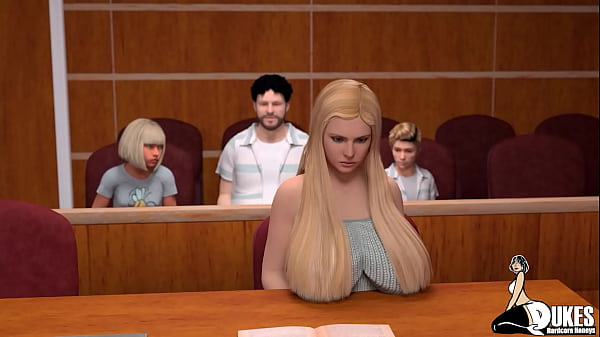 Sexy white MILF goes to prison and sucks off the guards