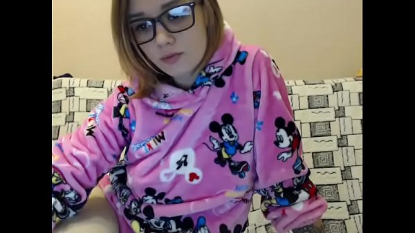 blonde estonian girl plays on cam