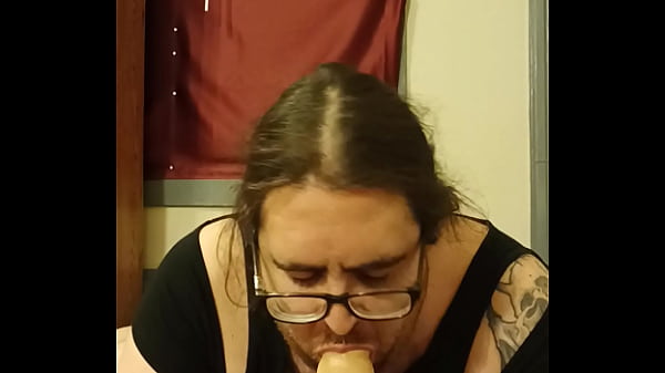 Fuckmeatbilly throats a huge dick and loves it  