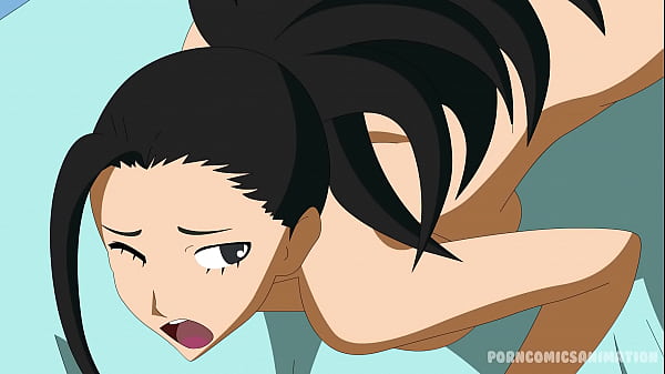 My Hero Academia Anime Hentai - (Momo & Midoriya) Teen Girl with Big Tits and Big Ass Fucks Hard with Big Dick Boy  