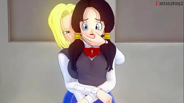 Android 18 and Videl lesbian sex | 2 | Dragon Ball Zex 4 | Watch the full 1hr movie sheer & PTRN: Fantasyking3