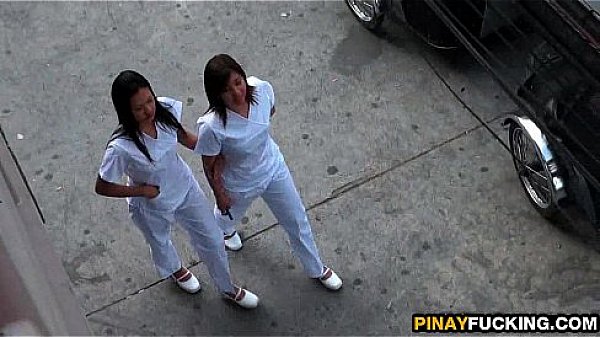 Asian Nurses Share A White Dick