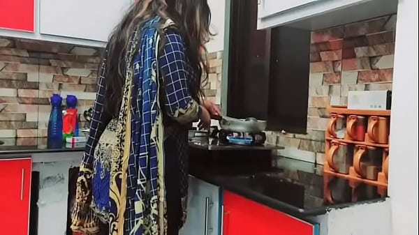 Indian Stepmom Fucked In Kitchen By Husband,s Friend  