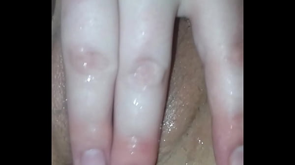 My wife playing with her wet pussy  