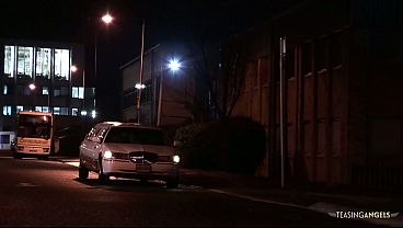 A hot, kinky rich brunette milf is turned on by picking up sexy prostitutes on the corner. She is in the limousine with a couple of guys. As soon as the prostitutes come inside, the group sex starts.