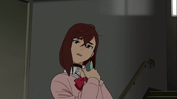 Dandadan ep.1 pratagonistas Momo y el chico sin bolas.