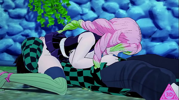 Tanjiro Mitsuri kanroji demon slayer gioco hentai di sesso uncensored Japanese Asian Manga Anime Game..TR3DS..3  
