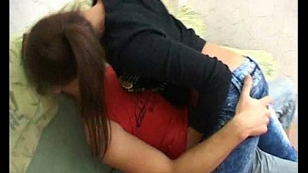 Teen fucks hard cock