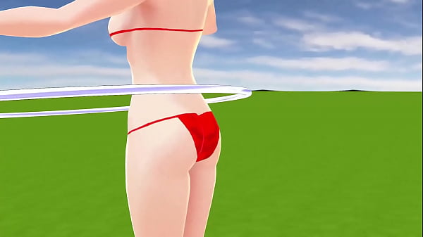 Toyota Nono anime girl put on micro bikini