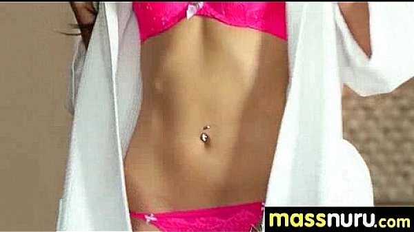 slippery nuru massage for lucky dude 6