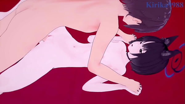 Tachibana Nozomi (Shupogaki) and Kiryuu Kikyou intense sex. - Blue Archive Hentai