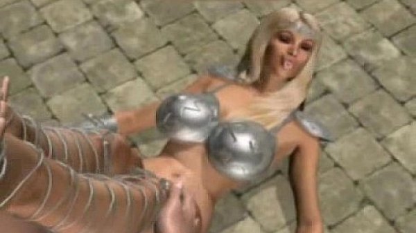 Fucking a 3D Muscular Princess!