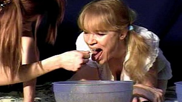 Two Girls Gagging Vomit Puke Puking Barf