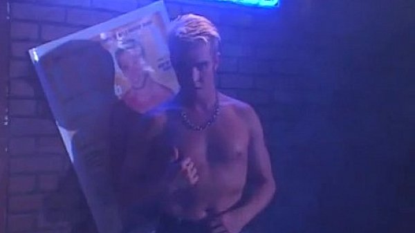 Fiery threesome as horny muscled studs in leather fuck hardcore  