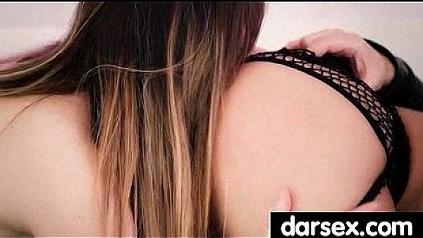 Gorgous babe in stockings tasiting a dick 19