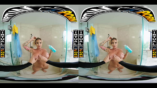 VIRTUAL PORN - Big Tits Stepmom Robbin Banx Taking Dick In VR