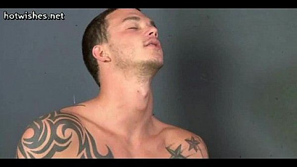 Horny gays tasting their cocks at the gym