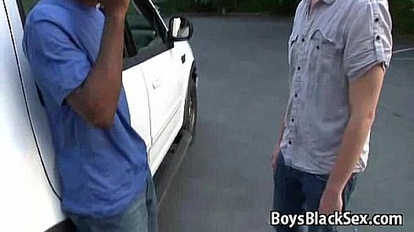 Black Muscular Gay Dude Fuck White Twink Boy - BlackOnBoys 21
