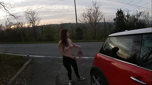 Almost caught doing threesome sex in the street during covid19 quarantine!!!!!