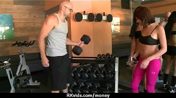 Slutty amateur babe is paid cash from some crazy public sex 2