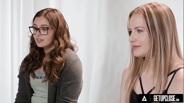 Pretty Brunette Passionately Fucks Babe