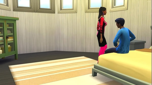 Indian Teen secretly in the absence of parents 