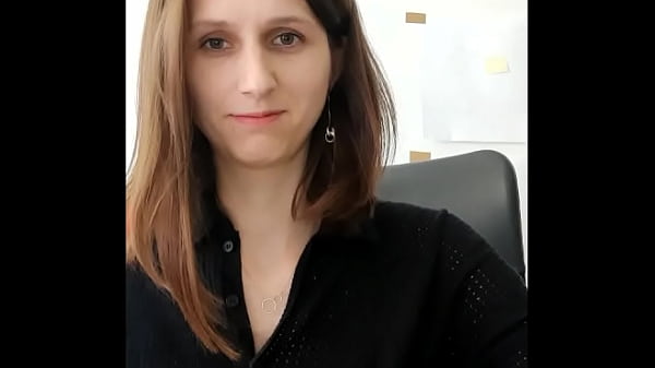 Naughty office wife uses magic wand and dildo during work  