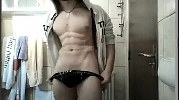 Nice boy show his abbs