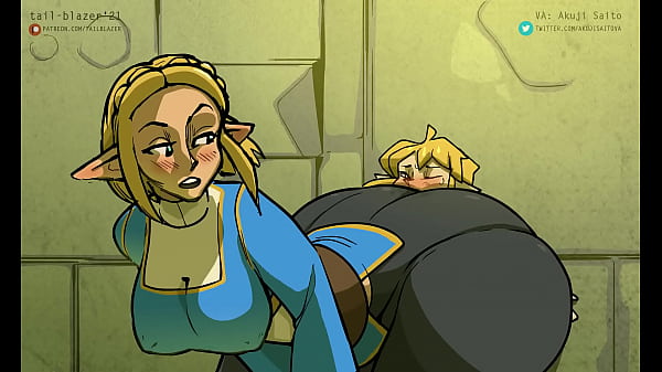 Botw Zelda Presses Her Ass In Link's Face