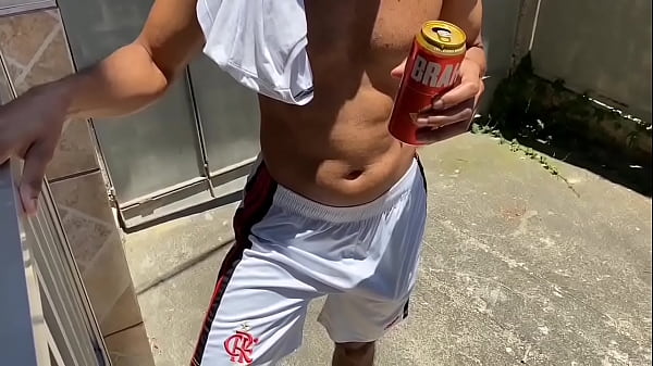 Breno e Magno na comunidade